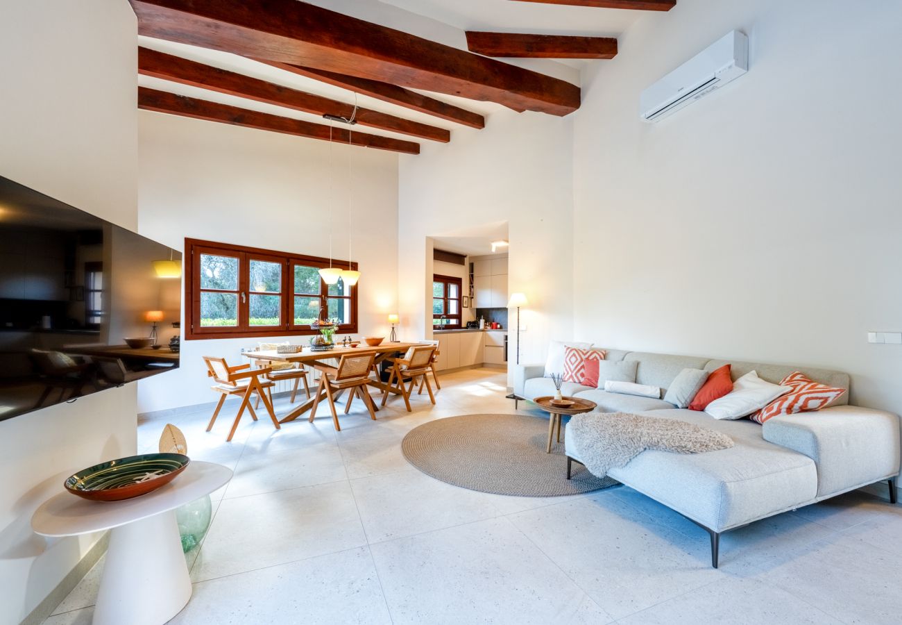 Chalet en Santanyi - Villa Esquina en Son Mojer-Cala Santanyí, cerca de la playa, con piscina y wifi