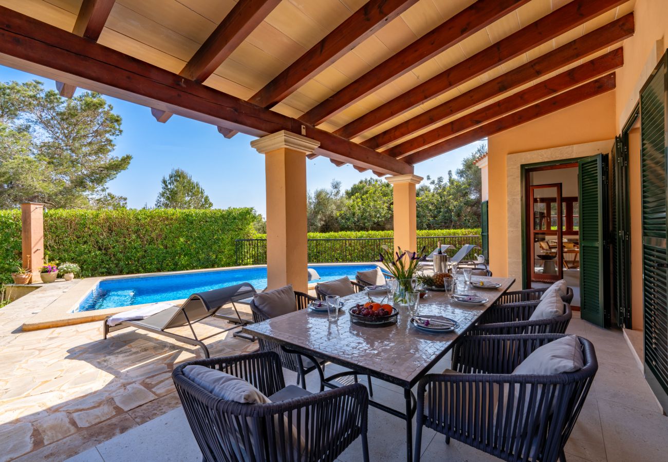 Chalet en Santanyi - Villa Esquina en Son Mojer-Cala Santanyí, cerca de la playa, con piscina y wifi