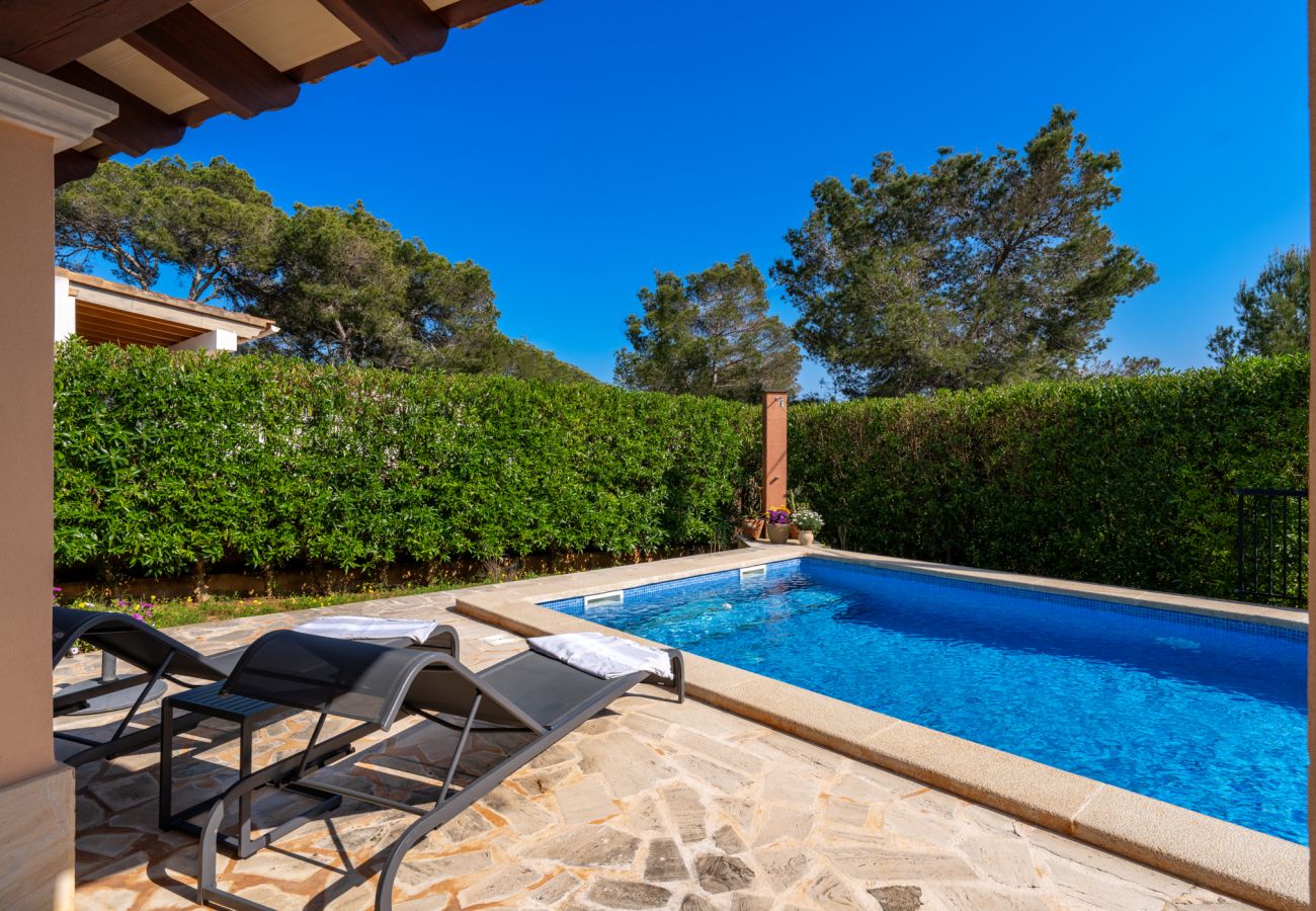 Chalet en Santanyi - Villa Esquina en Son Mojer-Cala Santanyí, cerca de la playa, con piscina y wifi