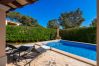 Chalet en Santanyi - Villa Esquina en Son Mojer-Cala Santanyí, cerca de la playa, con piscina y wifi