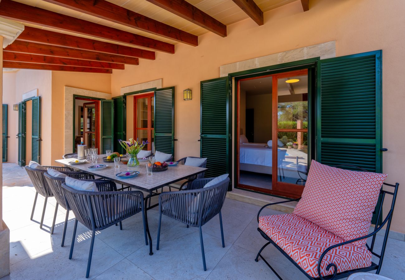 Chalet in Santanyi - Villa Esquina in Son Mojer-Cala Santanyí, in Strandnähe, mit Pool und Wifi