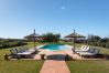 Finca in Es Llombards - Lichtoase in Es Llombards: Pool, Klima & Pizzaofen (10P)